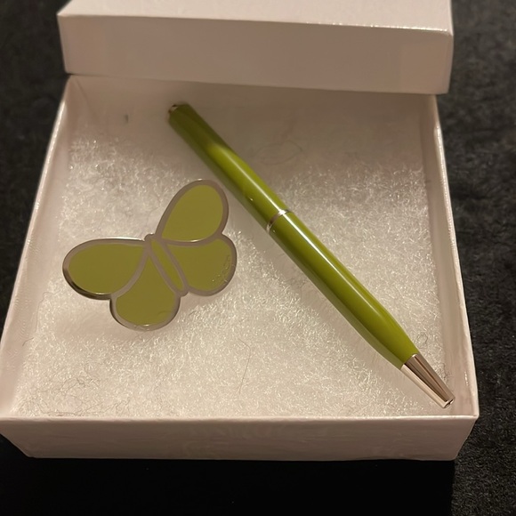 Coach Butterfly Pin and Pen Set - Picture 5 of 5